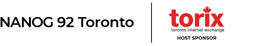 NANOG 92 (Hosted by Toronto Internet Exchange) image