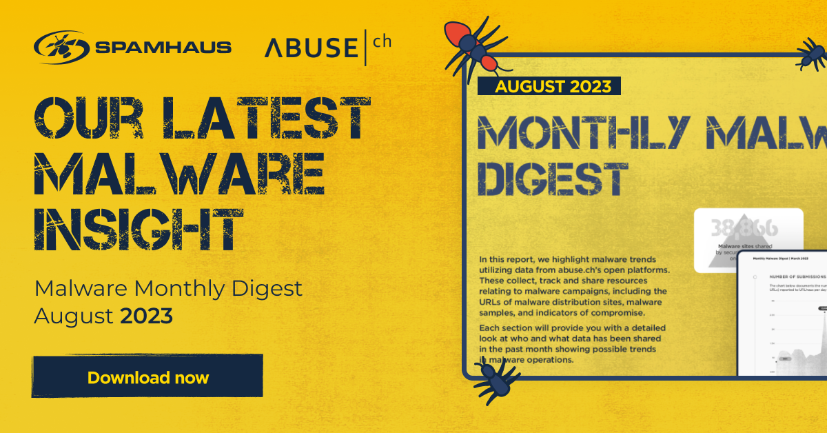 Malware Digest August 2023