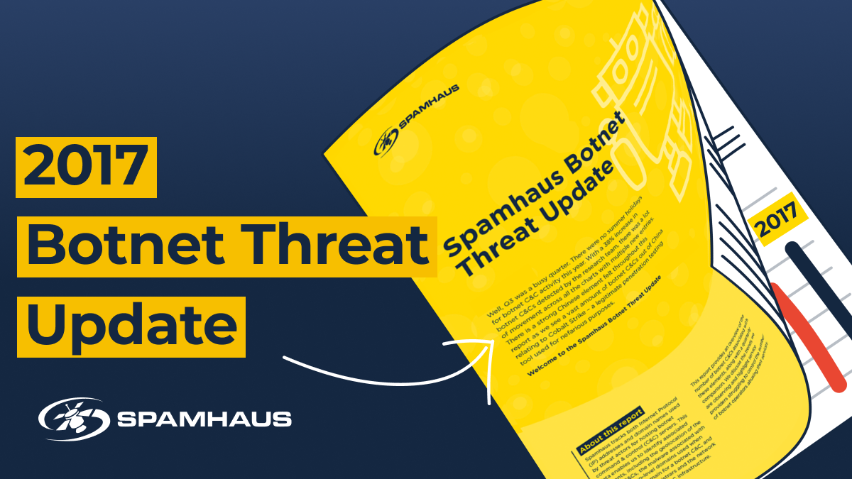 Spamhaus Botnet Threat Report 2017
